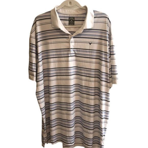 Callaway Other - CALLAWAY OPTI-DRI SHORT STRIPE SLEEVE GOLF POLO SHIRT SiZE‎ XL